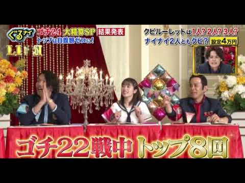 【クビ】ぐるナイゴチ24結果＜ナイナイ矢部/岡村/見取り図盛山/宮野真守/最終戦2023/見逃し配信＞大清算SP2023年12月28日 FULL LIVE