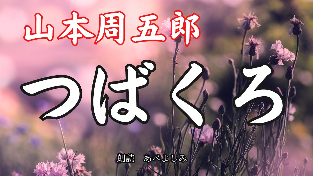 【朗読】山本周五郎「つばくろ」　朗読・あべよしみ