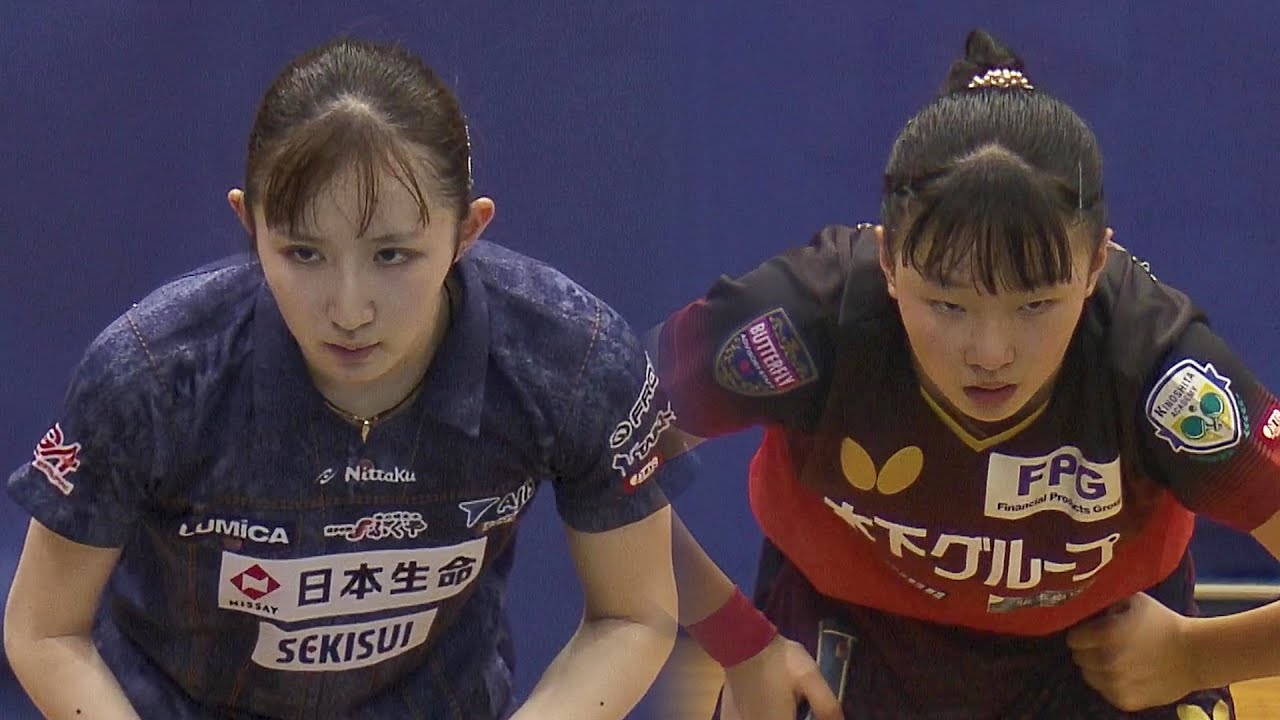 【プレイバック】女子準々決勝 張本美和 vs 早田ひな｜第3回 パリ五輪日本代表選考会 TOP32 女子シングルス