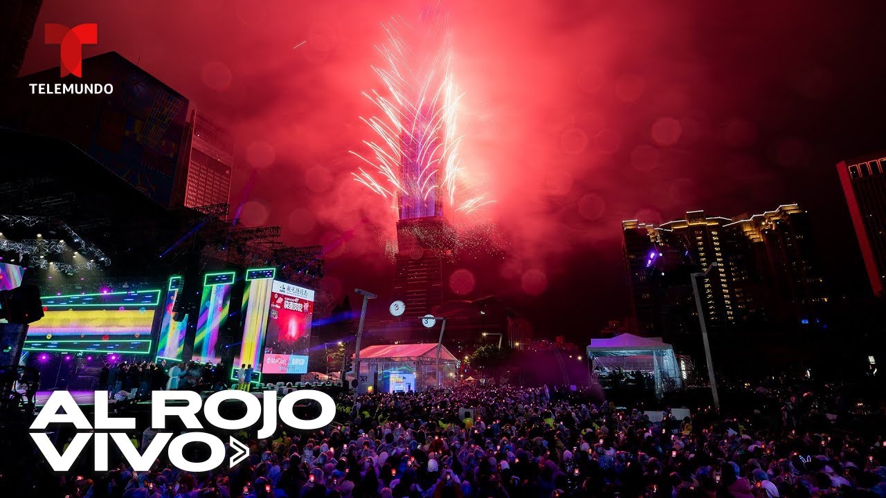Taiwán recibe el 2024 con fuegos artificiales | Al Rojo Vivo | Telemundo