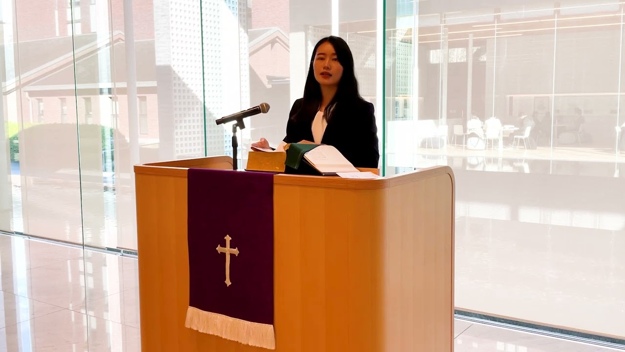 2023.12.15　京田辺ランチタイム・チャペル・アワー　川江 亜希子