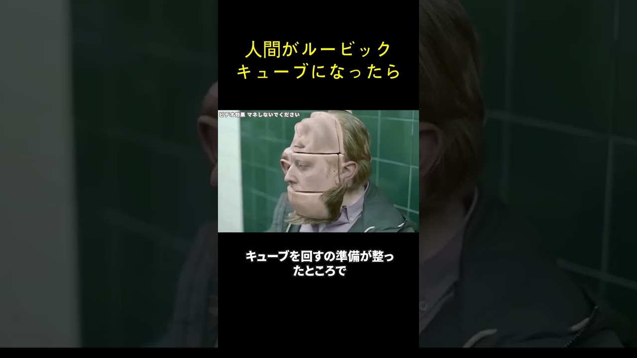 人間がルービックキューブになったら