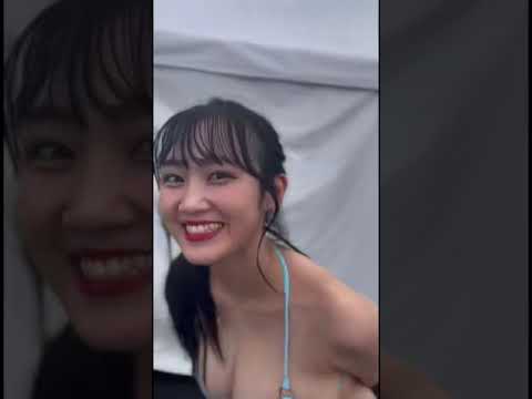 奥村梨穂　ちょっと小走りしただけで、この揺れっぷり