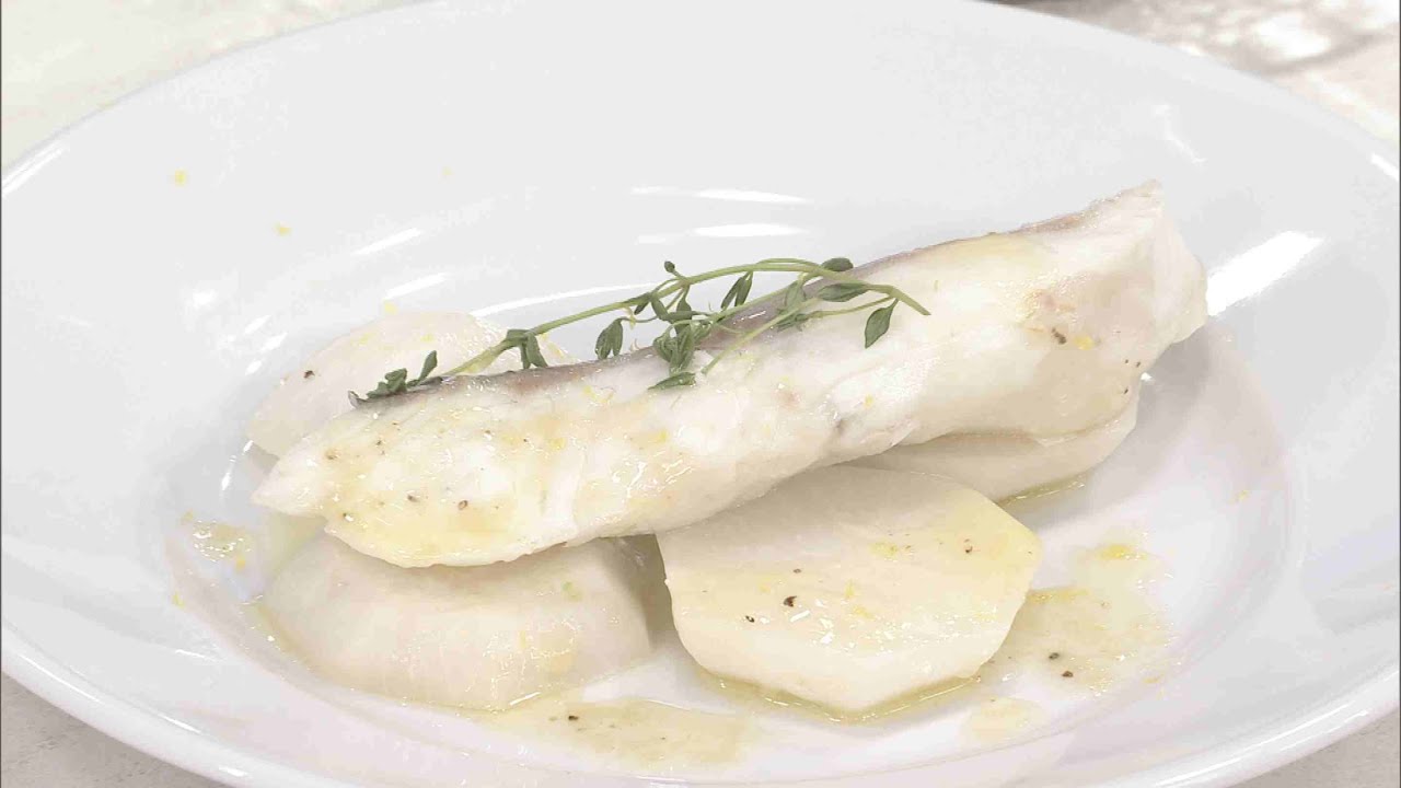 【3分クッキング公式】鯛とかぶのフライパン蒸し　レモンバターソース／いちごとクレソンのサラダ