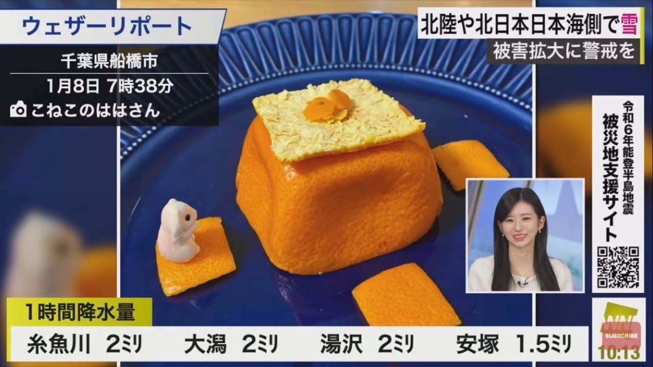 ウサギにダメージをくらわせる大島璃音の一言【ウェザーニュース切り抜き】