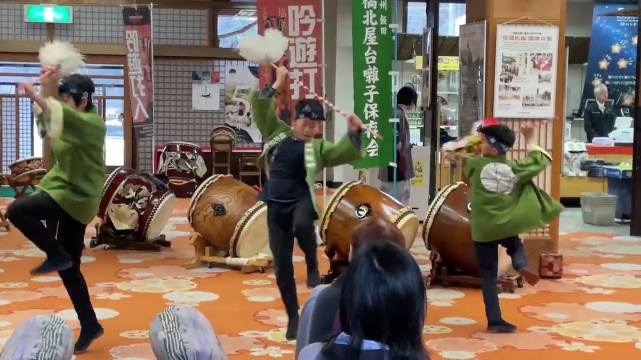 2024 01 02 ホテル阿智川新春初打ち  「吉祥開運長熊手踊り」