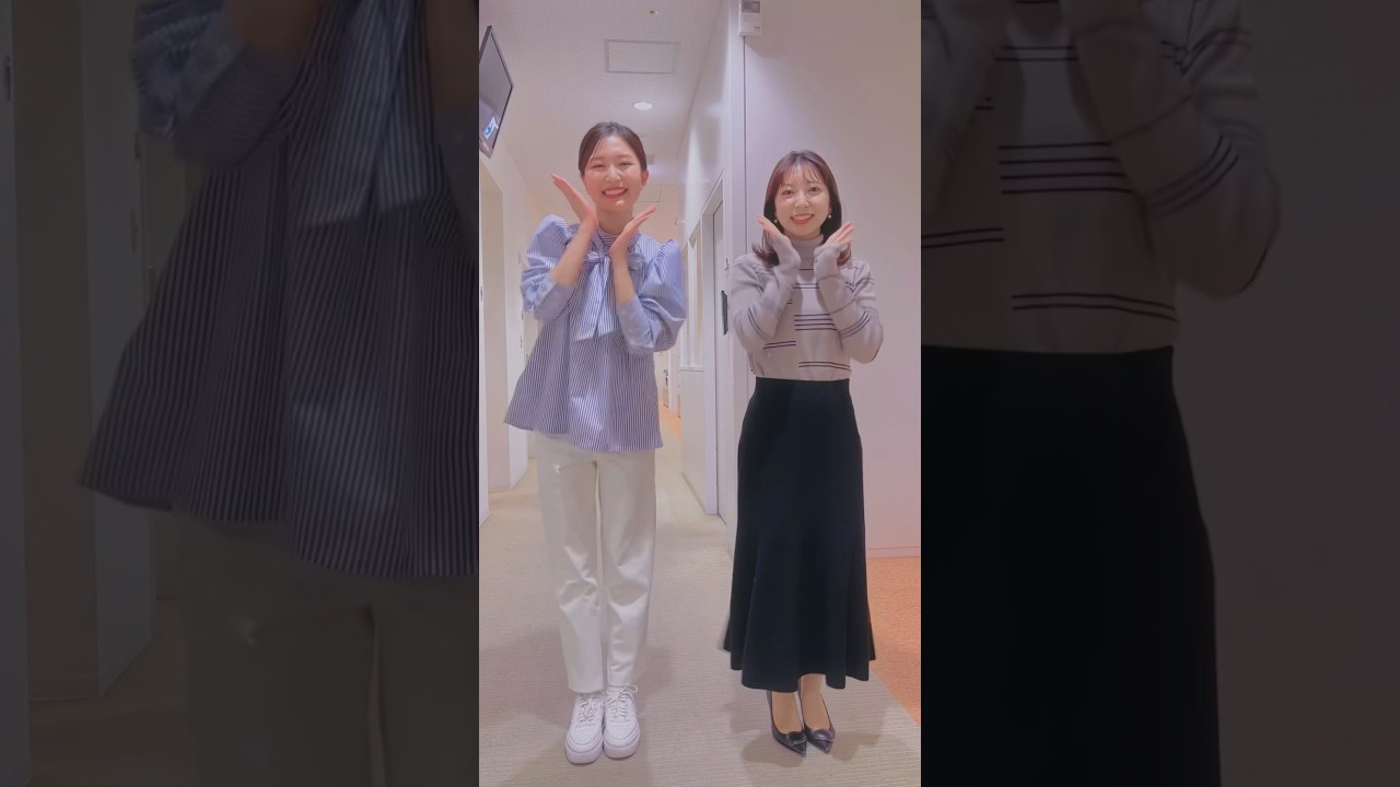 【佐藤理子】アナウンサーが🎅🏻ジングルベルダンス🎄を踊ってみた【今川菜緒】#Shorts