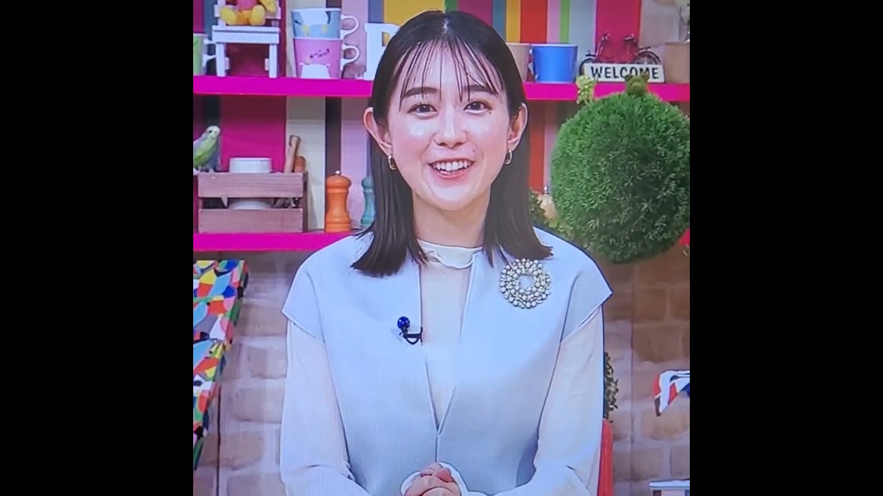 かわいい！若林有子アナ　#shorts　20240106