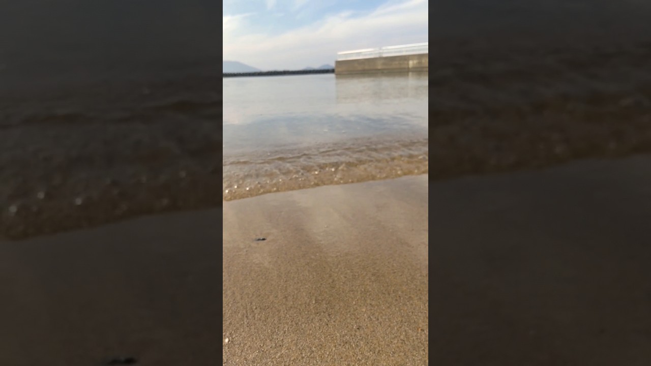 まさか、この平和な日本海で津波が来るとは…北陸地震２日前の若狭湾で遊んでた時の動画 #地震