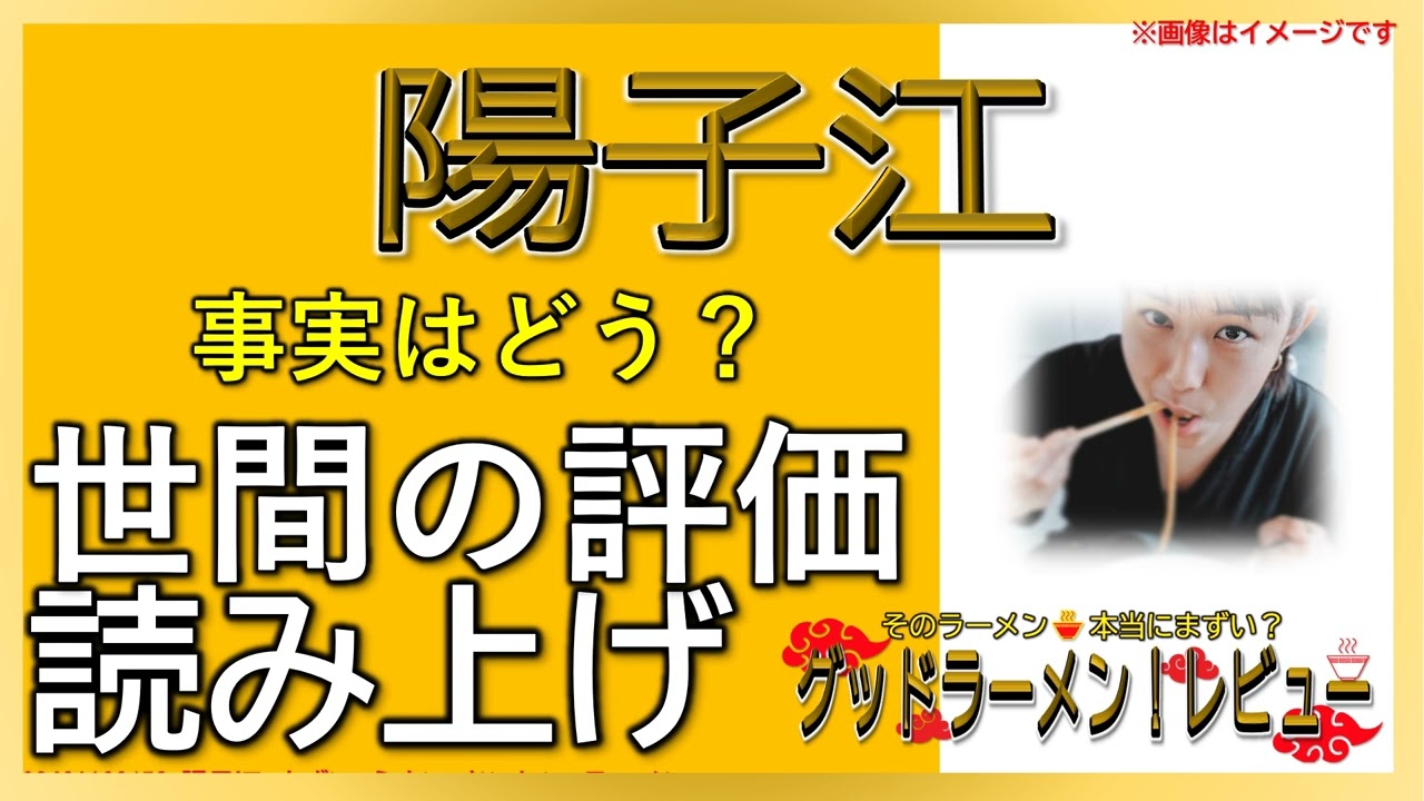 【読み上げ】陽子江 世論はどんな？美味しいまずい？吟選口コミ徹底リサーチ|好物ラーメン