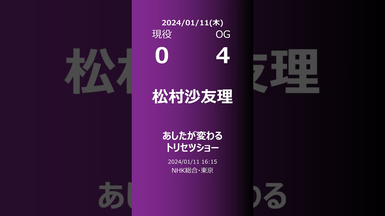 【修正版】【明日の乃木坂】現役・OG 2024/01/11 #shorts #乃木坂46 【番組出演】