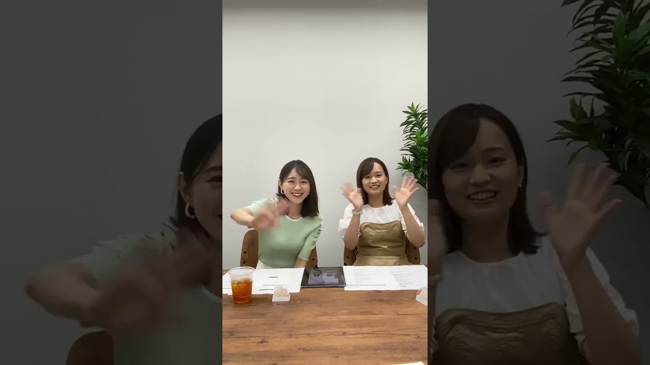 ⚡️.篠原梨菜アナ×若林有子アナ.本日もインスタライブをご覧いただきありがとうございました🦝🐿️