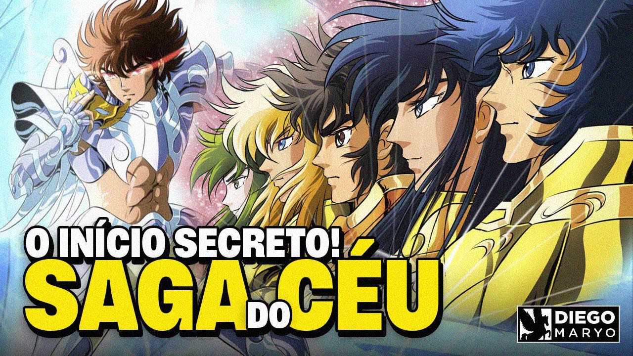 O INÍCIO da SAGA DO OLIMPO dos CAVALEIROS DO ZODÍACO nos ANOS 90! Saint Seiya A Saga de Zeus Oficial