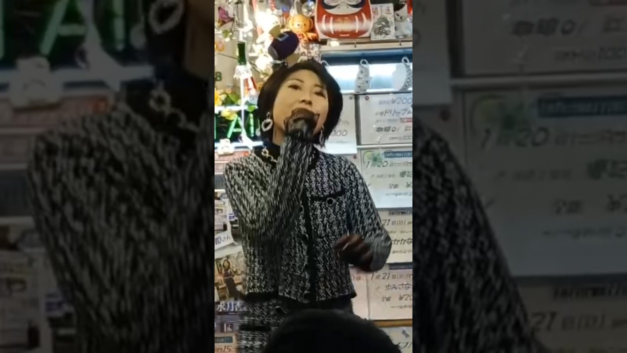 1986年のマリリン(水月杏姫)〜中野名曲堂キャンペーンライブ-ファン撮影映像-#水月杏姫，#令和の昭和，#令和の昭和歌謡歌手，#1986年のマリリン，