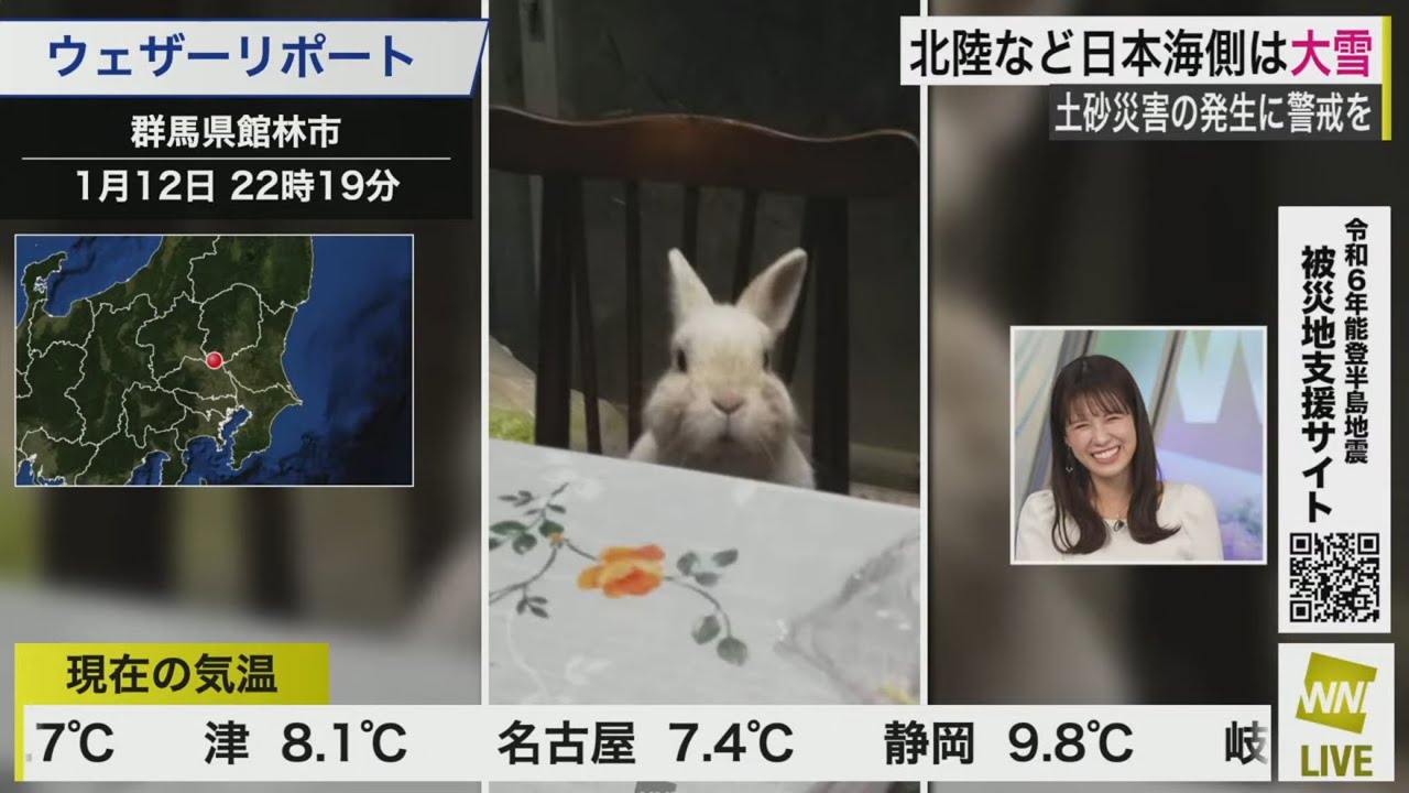 [戸北美月]うさぎ🐰のリポートを見て、驚きの発言をするみーちゃん