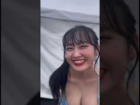 奥村梨穂　ちょっと小走りしただけで、この揺れっぷり