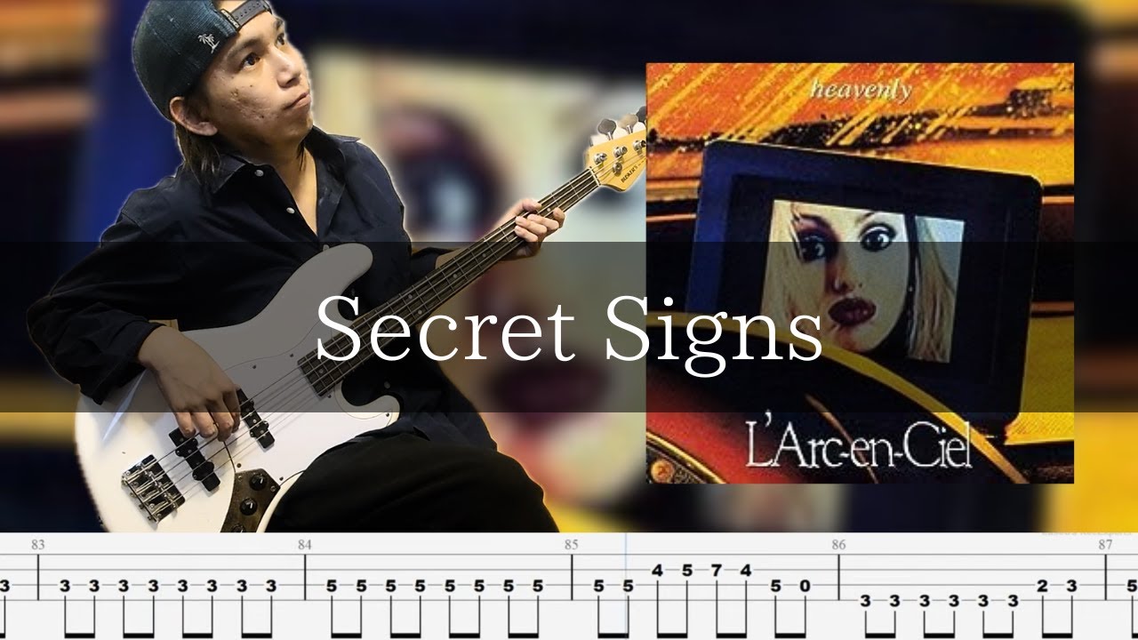 L'Arc〜en〜Ciel - Secret Signs ベース 弾いてみた TAB Bass Cover