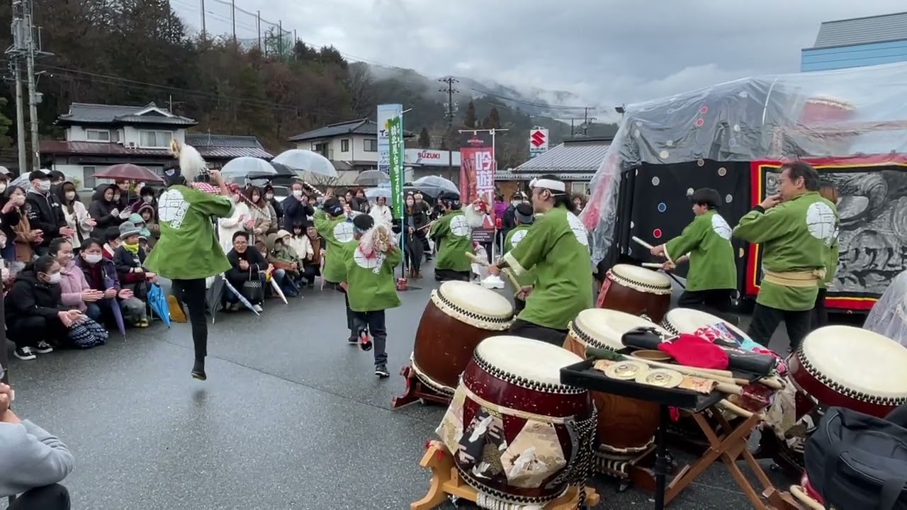 2024 01 02 セブンイレブン山本店新春初打ち「吉祥開運長熊手踊り」
