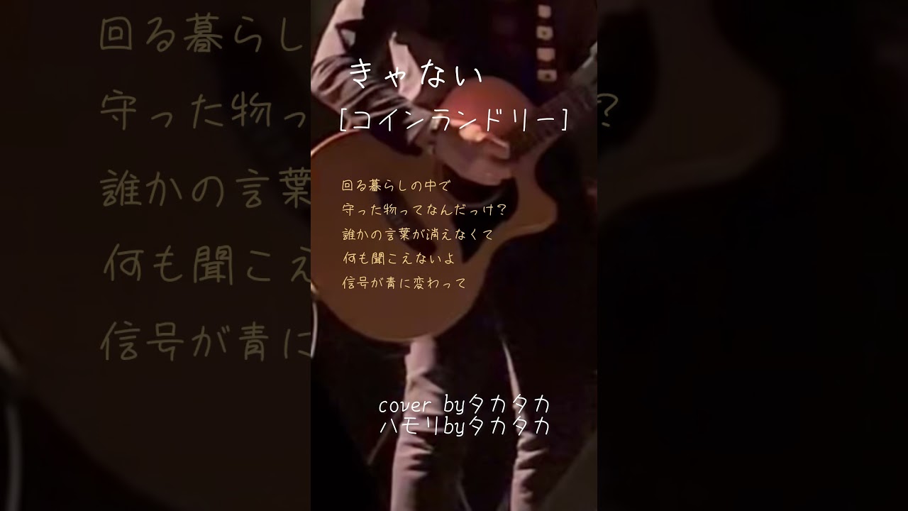 きゃない　[コインランドリー]cover byタカタカ　ハモリbyタカタカ　#きゃない #コインランドリー # #歌詞 #歌ってみた #cover #song #sing