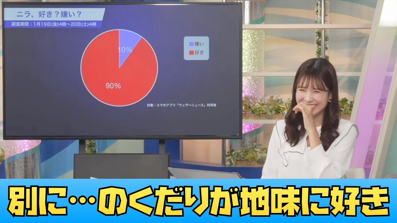 【戸北美月】なんだかんだで別に…のくだりが好きなみーちゃん #ウェザーニュース #戸北美月