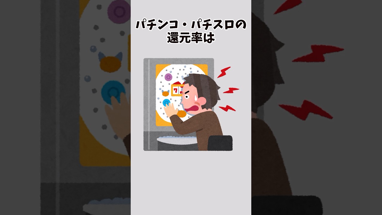 【知らないと損】ギャンブルの還元率に関する雑学 #雑学 #ギャンブル #還元率