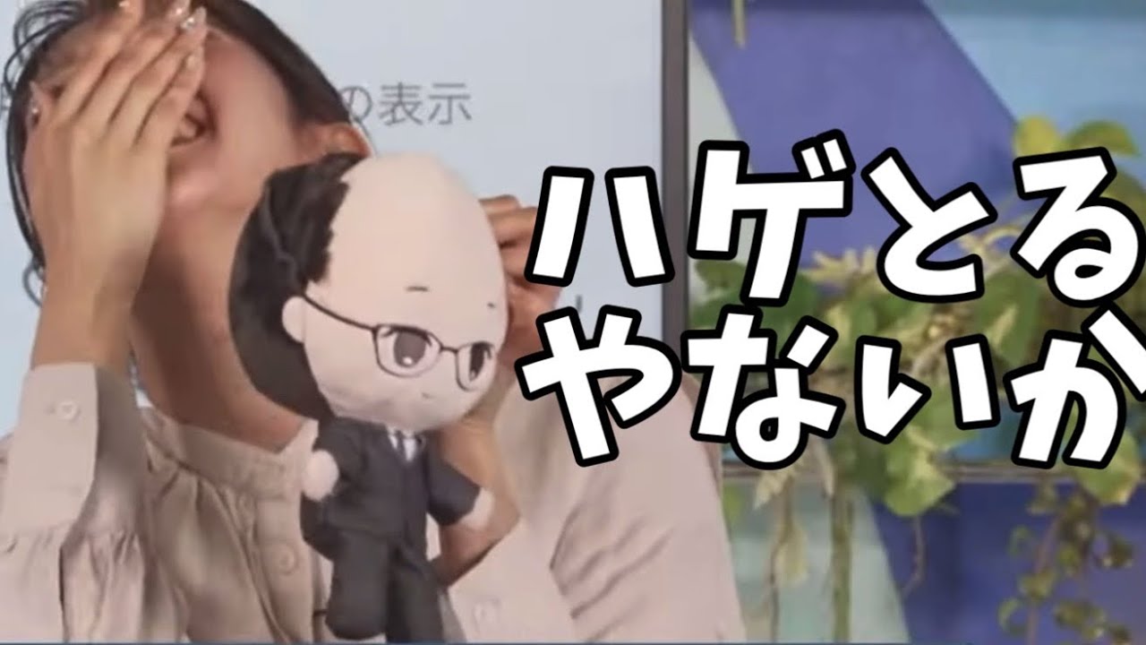 めくるとハゲてるぬいぐるみで爆笑するお天気お姉さん【岡本結子リサ】