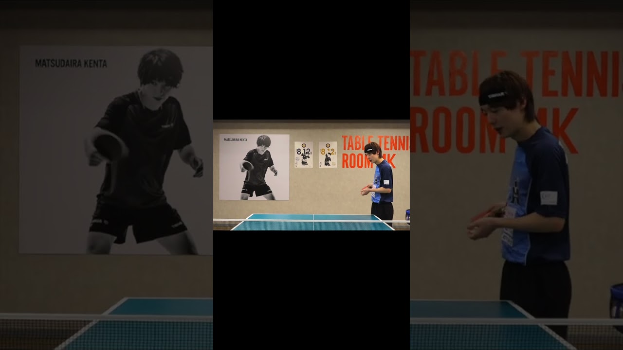 ロングサーブが効かない相手に対しての工夫したサーブ【ワンポイントレッスン#82】#shorts