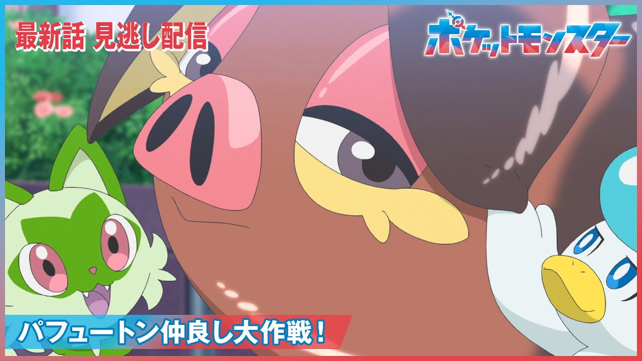 【公式】アニメ「ポケットモンスター」第36話「パフュートン仲良し大作戦！」（見逃し配信）
