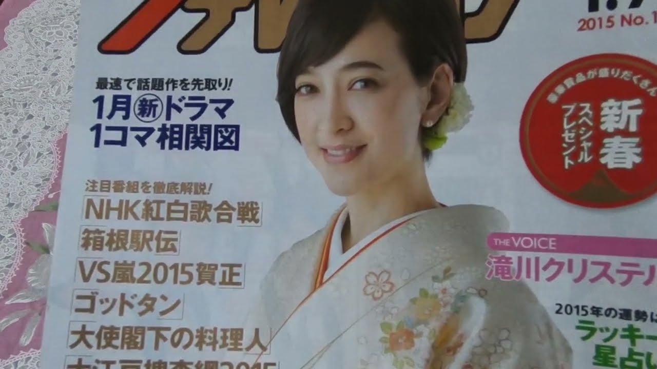 テレビ番組某冊子系の表紙の芸能人等？２０１４年２０１５年頃のもの？