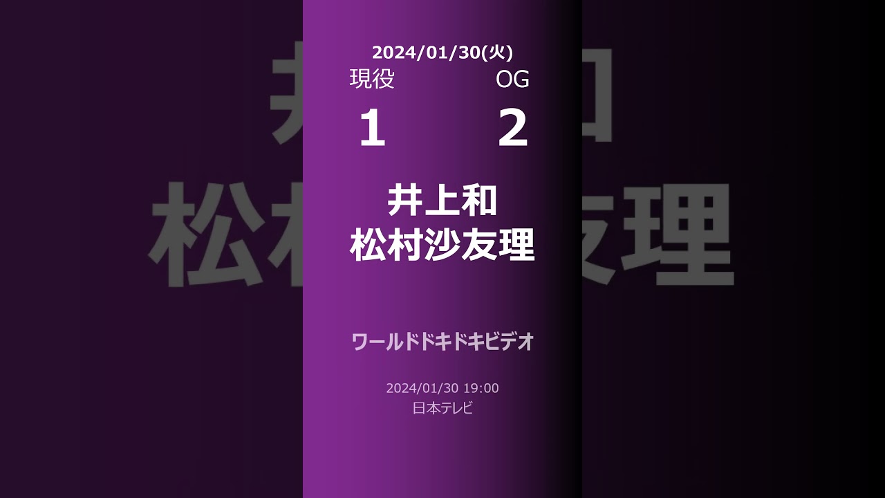【明日の乃木坂】現役・OG 2024/01/30 #shorts #乃木坂46 【番組出演】