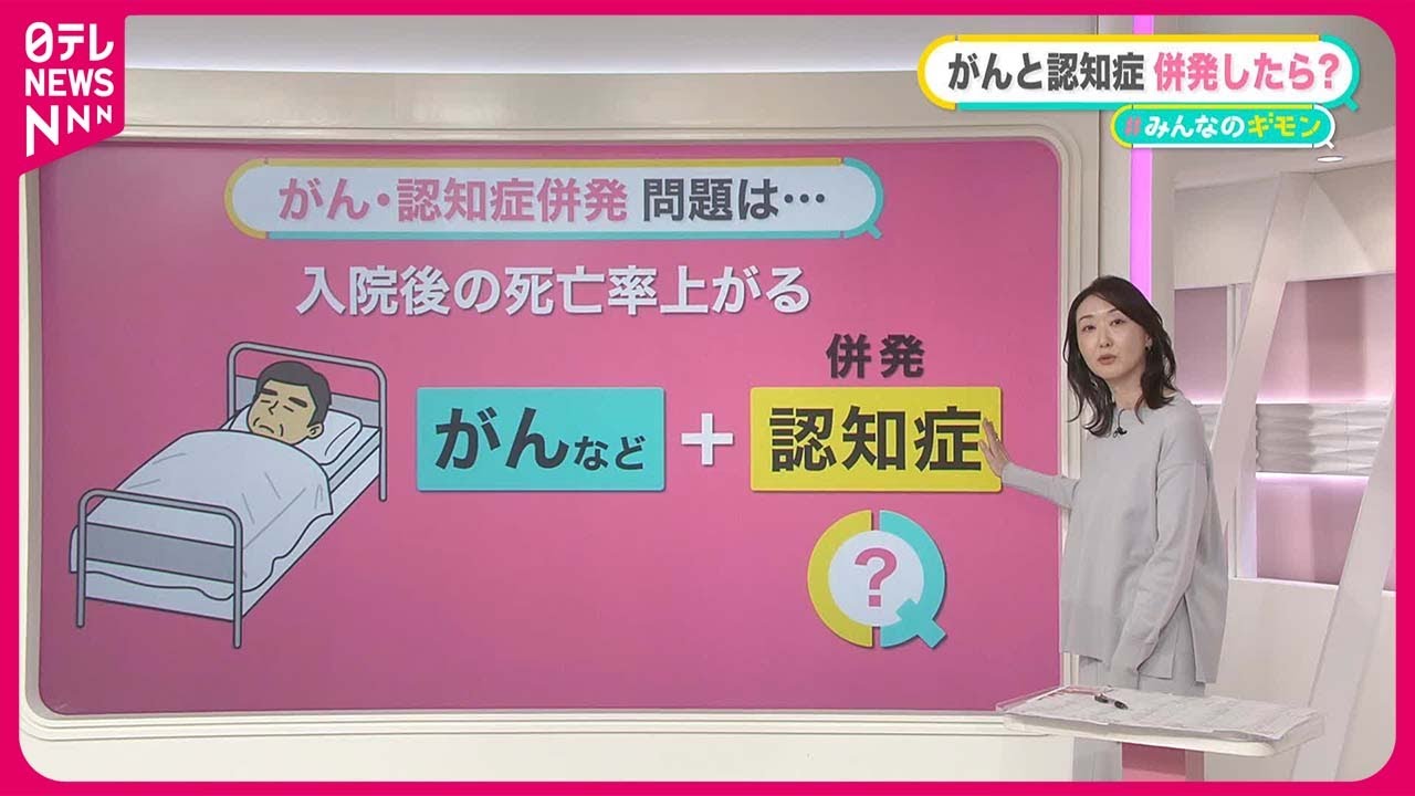 【がん×認知症の“併発”で死亡リスク増】――医師「がん入院患者の2割」　大切なのは「本人が決める機会」…家族は？【#みんなのギモン】