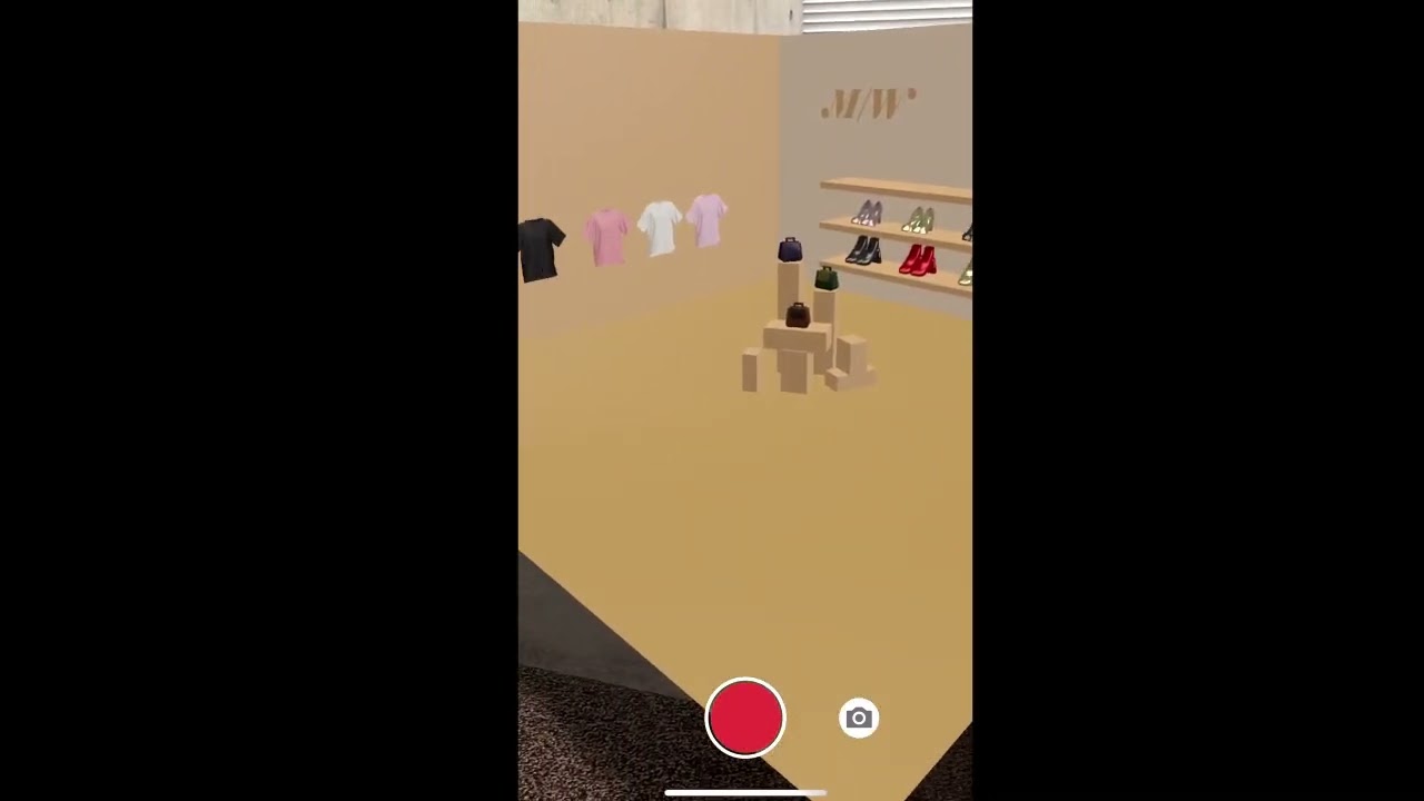 「3DCGとARを融合させたアパレルショップの制作」＜卒業＞研究　#blender #AR