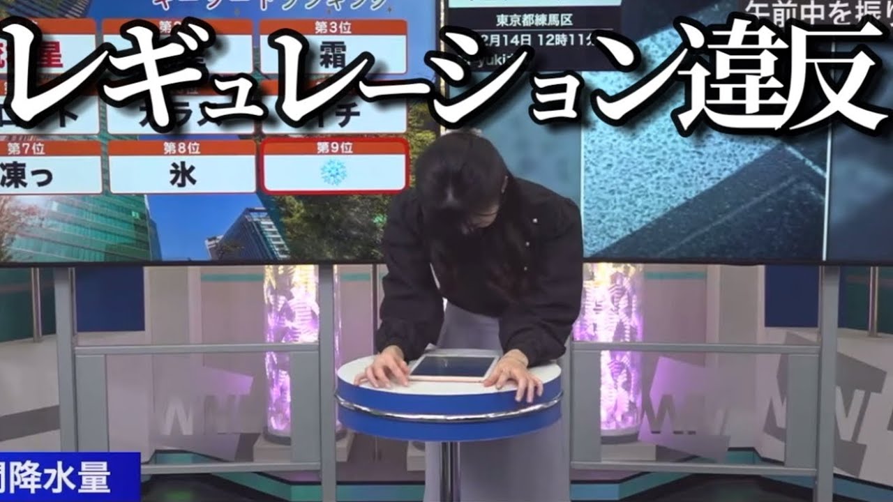 スタッフのレギュレーション違反に巻き込まれるお天気お姉さん【大島璃音】Ｆ１トーク