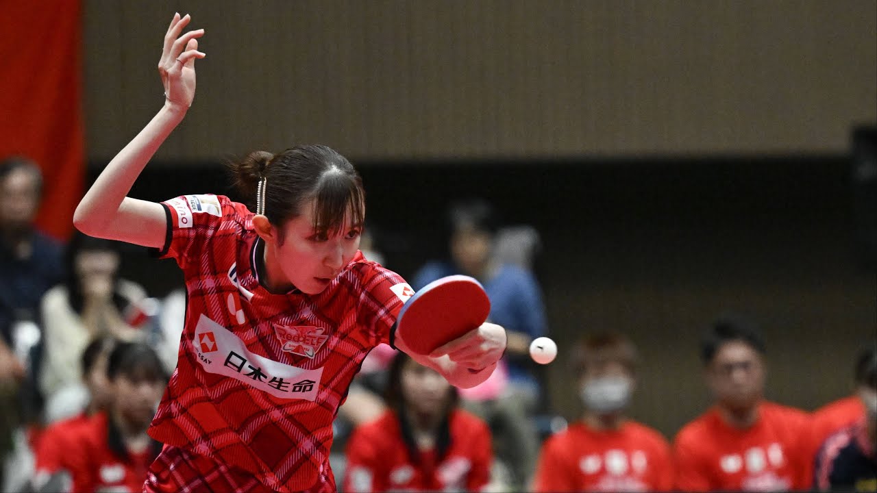早田ひな vs 成本綾海 T BEST GAME 日本生命レッドエルフ vs 京都カグヤライズ ノジマTリーグ 2023-2024 8月30日 代々木第二体育館 【卓球Tリーグ公式】