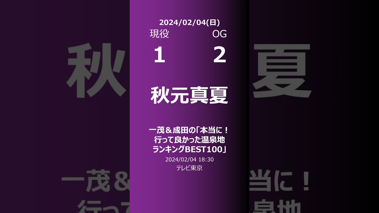 【明日の乃木坂】現役・OG 2024/02/04 #shorts #乃木坂46 【番組出演】