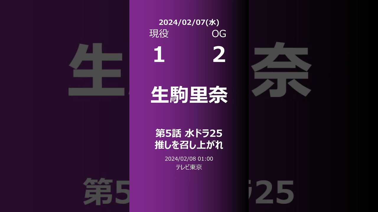 【明日の乃木坂】現役・OG 2024/02/07 #shorts #乃木坂46 【番組出演】