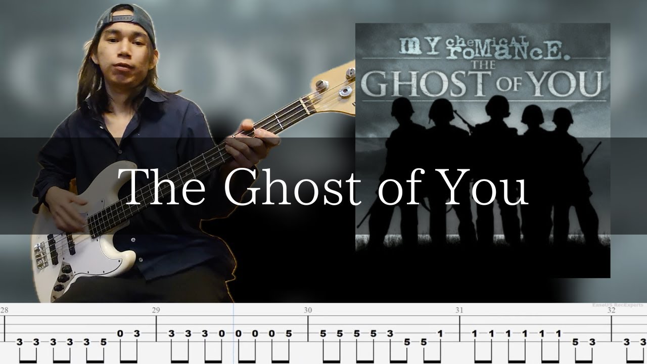 My Chemical Romance - The Ghost Of You  ベース 弾いてみた TAB Bass Cover