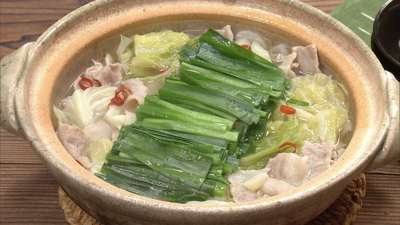 【3分クッキング公式】豚バラ肉とキャベツのもつ鍋風