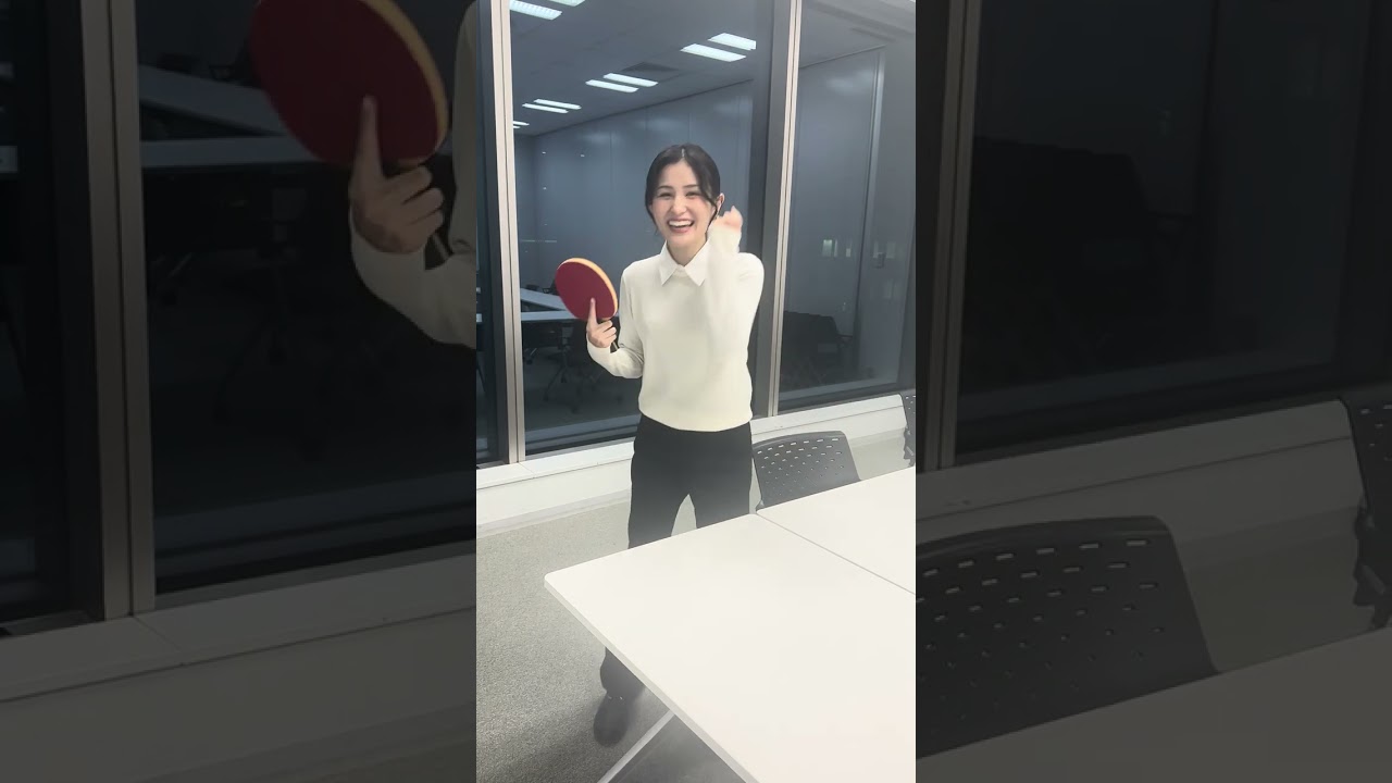 【#池谷実悠】アナウン（サー）選手権🗣️🏓  もしも私が卓球選手だったら、何を叫ぶ？#shorts