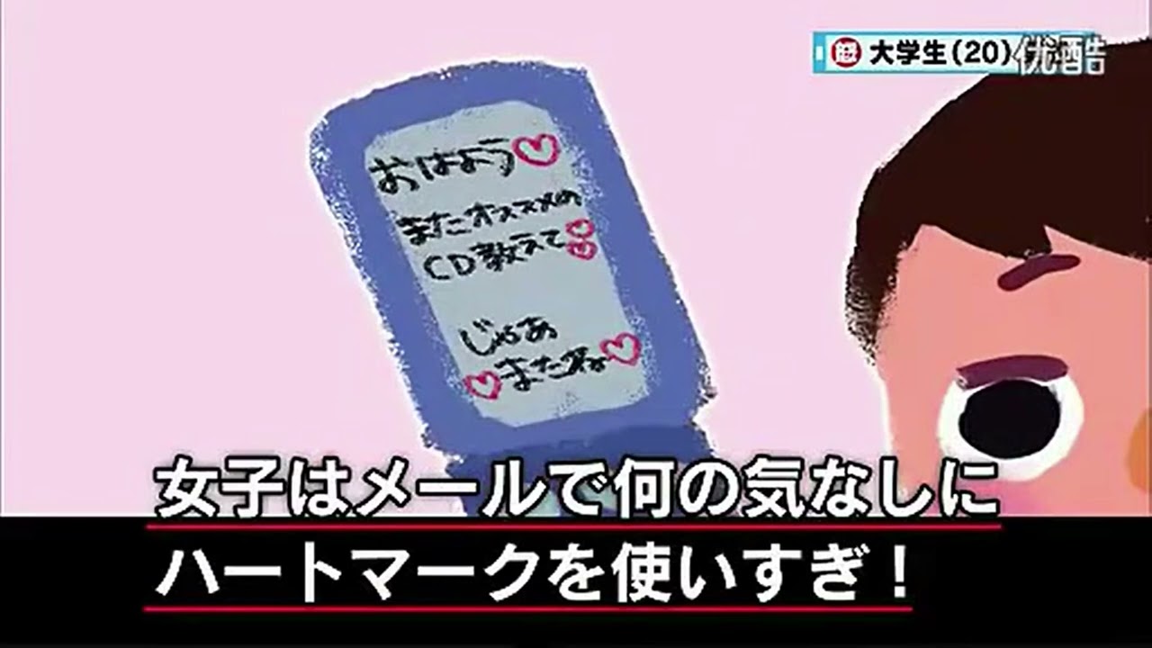 【マツコ・有吉】メールで女子は♥使いすぎだろ！