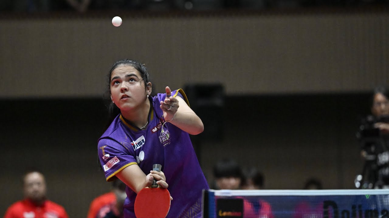 笹尾明日香 vs アドリアーナ ディアス T FINAL GAME 日本生命レッドエルフ vs 京都カグヤライズ ノジマTリーグ 2023-2024 8月30日 代々木第二体育館 【卓球Tリーグ公式】