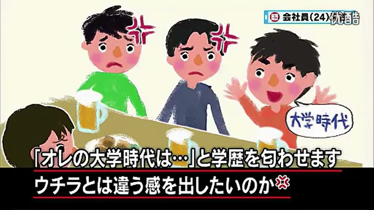 【マツコ・有吉】いちいち大卒をアピールする先輩