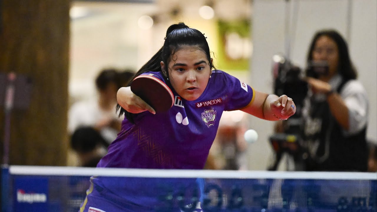 笹尾明日香 vs アドリアーナ ディアス T FINAL GAME 日本生命レッドエルフ vs 京都カグヤライズ ノジマTリーグ 2023-2024 8月30日 代々木第二体育館 【卓球Tリーグ公式】