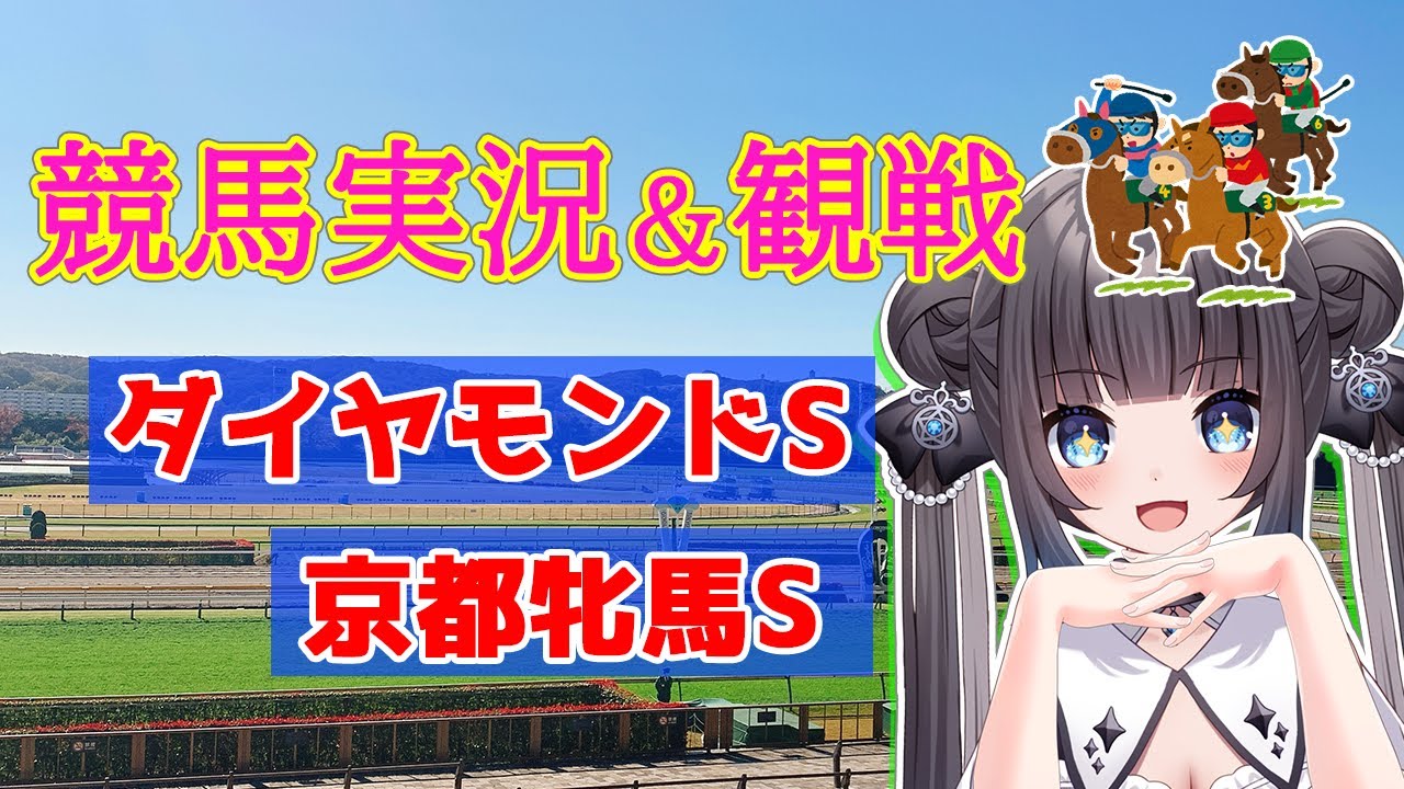 【競馬観戦】愛馬の応援！ダイアモンドS、京都牝馬S予想も