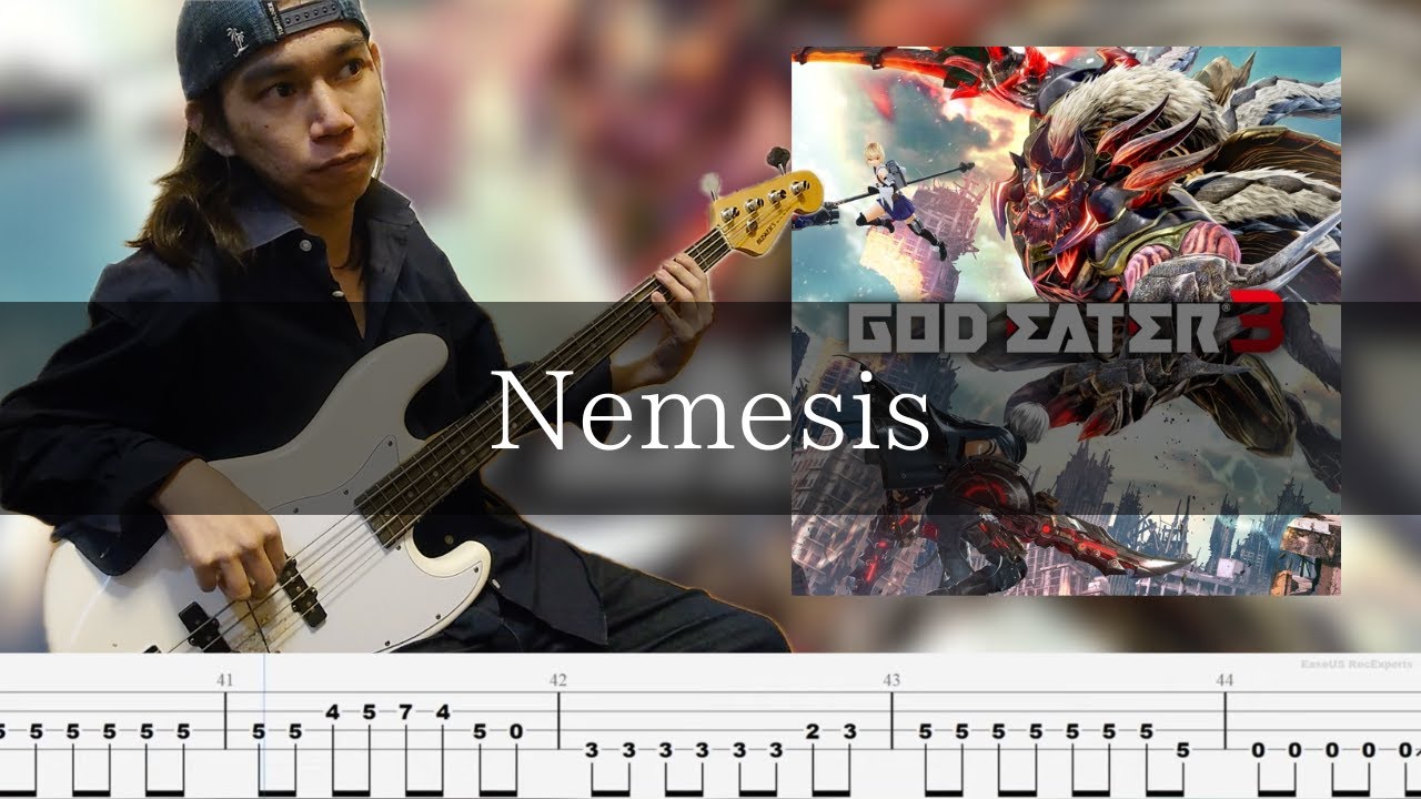 GOD EATER 3 - Nemesis ベース 弾いてみた TAB Bass Cover