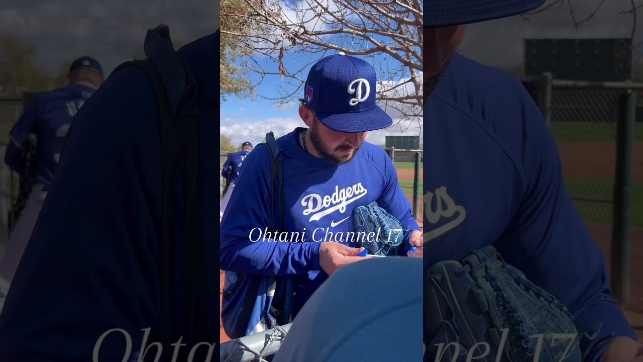 ドジャースキャンプアレックス選手？ #大谷翔平 #mbl