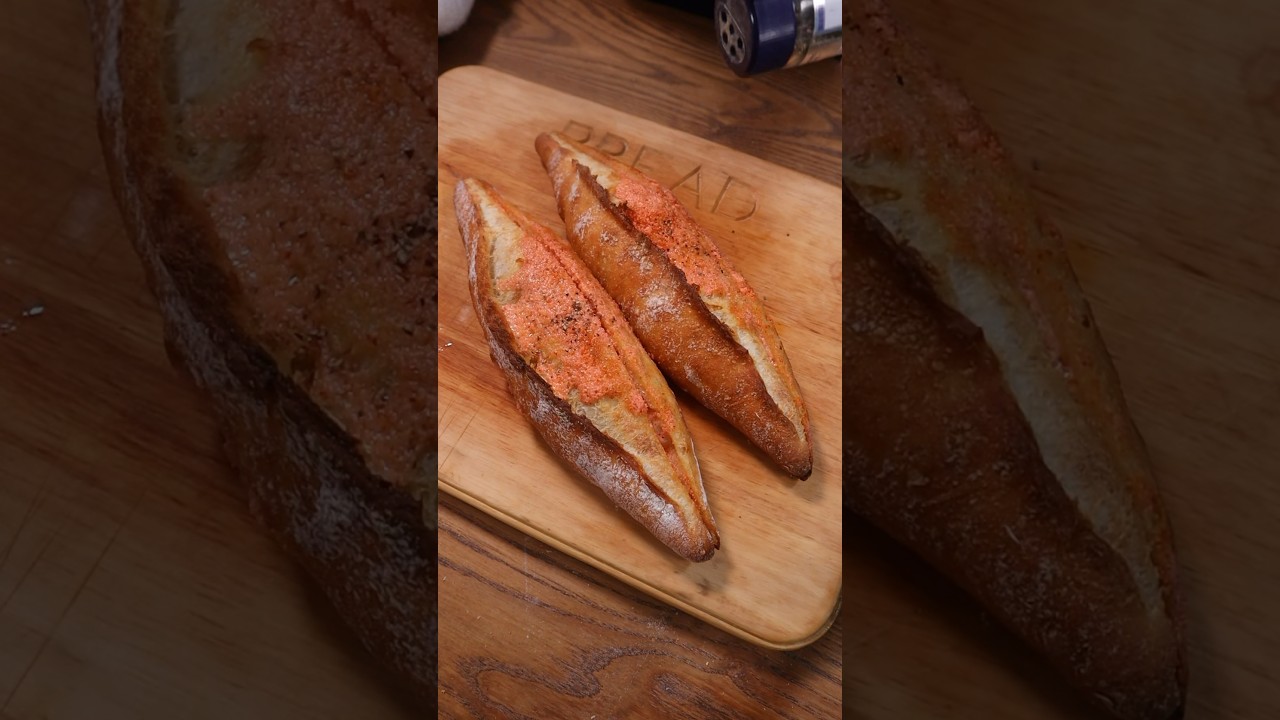 【パン職人】おうちで明太フランス作ってみた！？🤤#パン作り #パン #bread #飯テロ #asmr #shorts