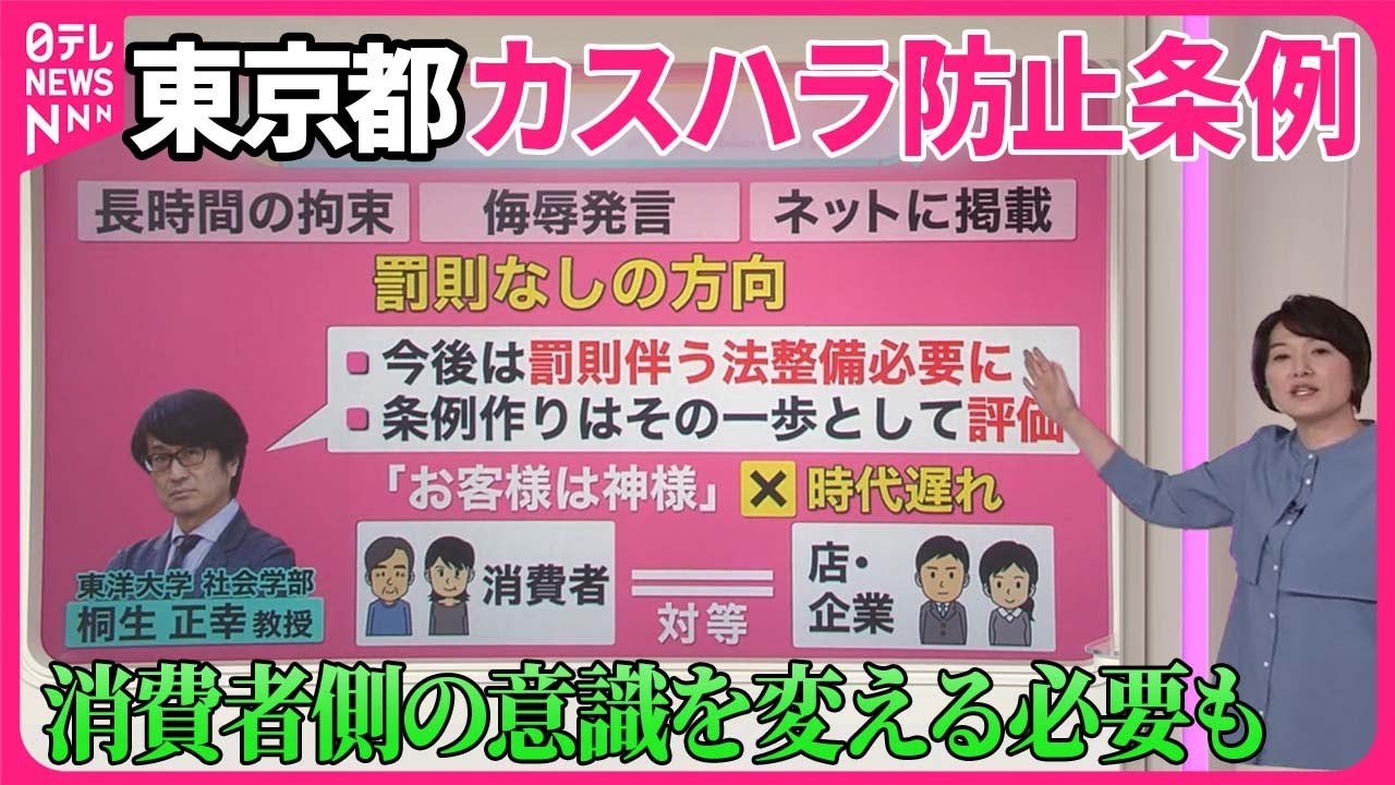 【都が「カスハラ防止条例」制定へ……】44.9％「したことある」 年齢や男女別の傾向は？“お客様は神様”影響か【#みんなのギモン】