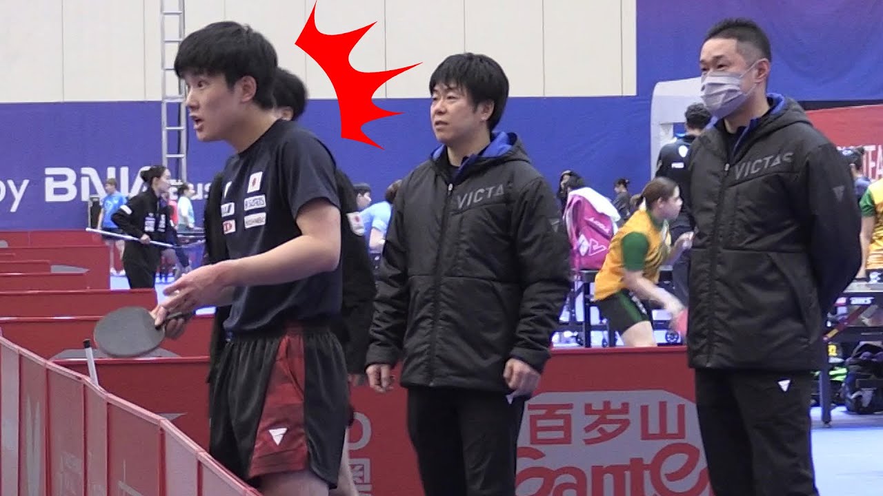 【リアクション】ナイジェリアの棄権を知らされた日本代表｜世界卓球2024団体戦