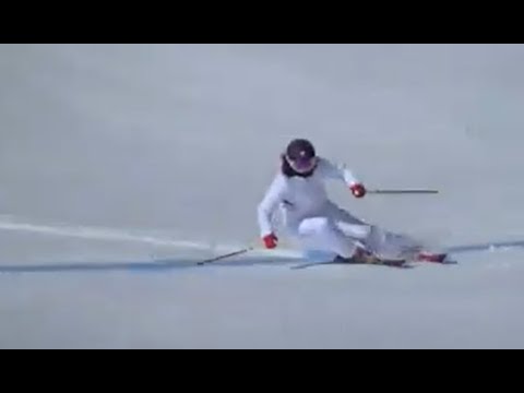 240218五竜テクニカルコンテスト　スキー技術選　大回り　前走　青木優子さん